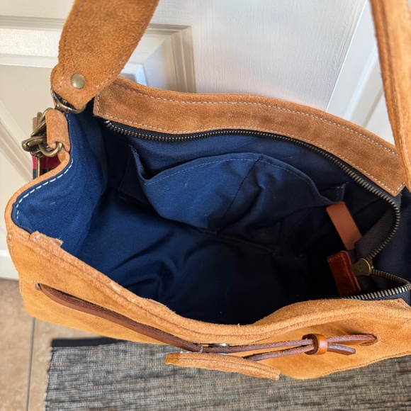 Retired Parker Thatch Suede Crossbody - Picture 3 of 3
